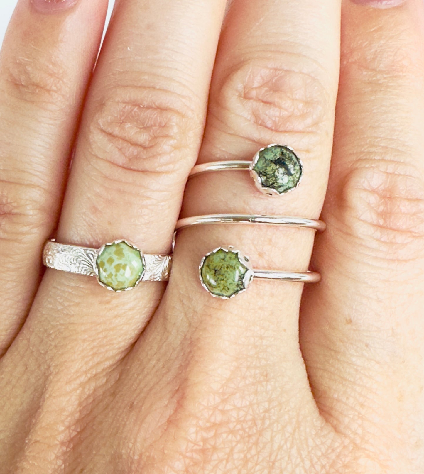 Double Turquoise Ring