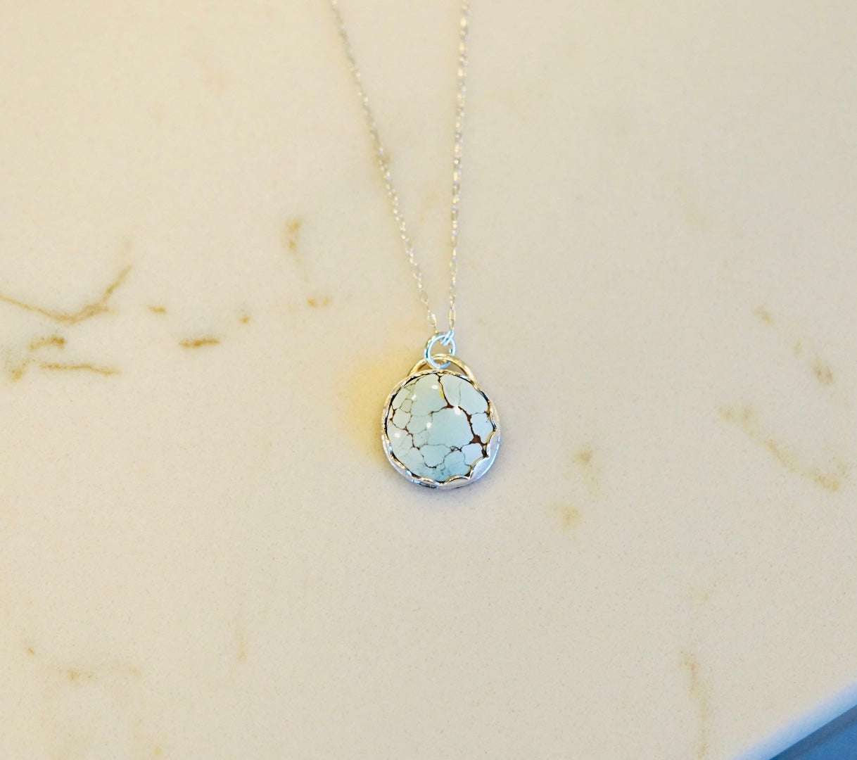 Sand Hill Turquoise Silver Necklace