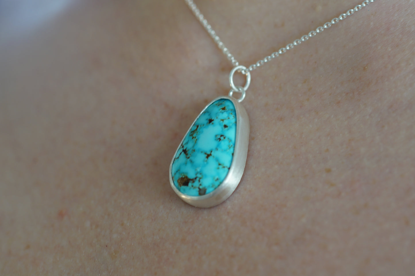 Turquoise Pear Pendant