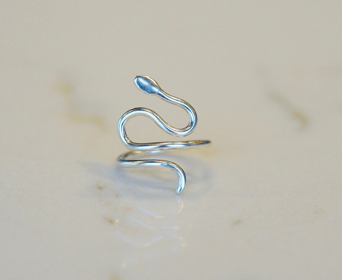 Silver Snake Ring Stacker