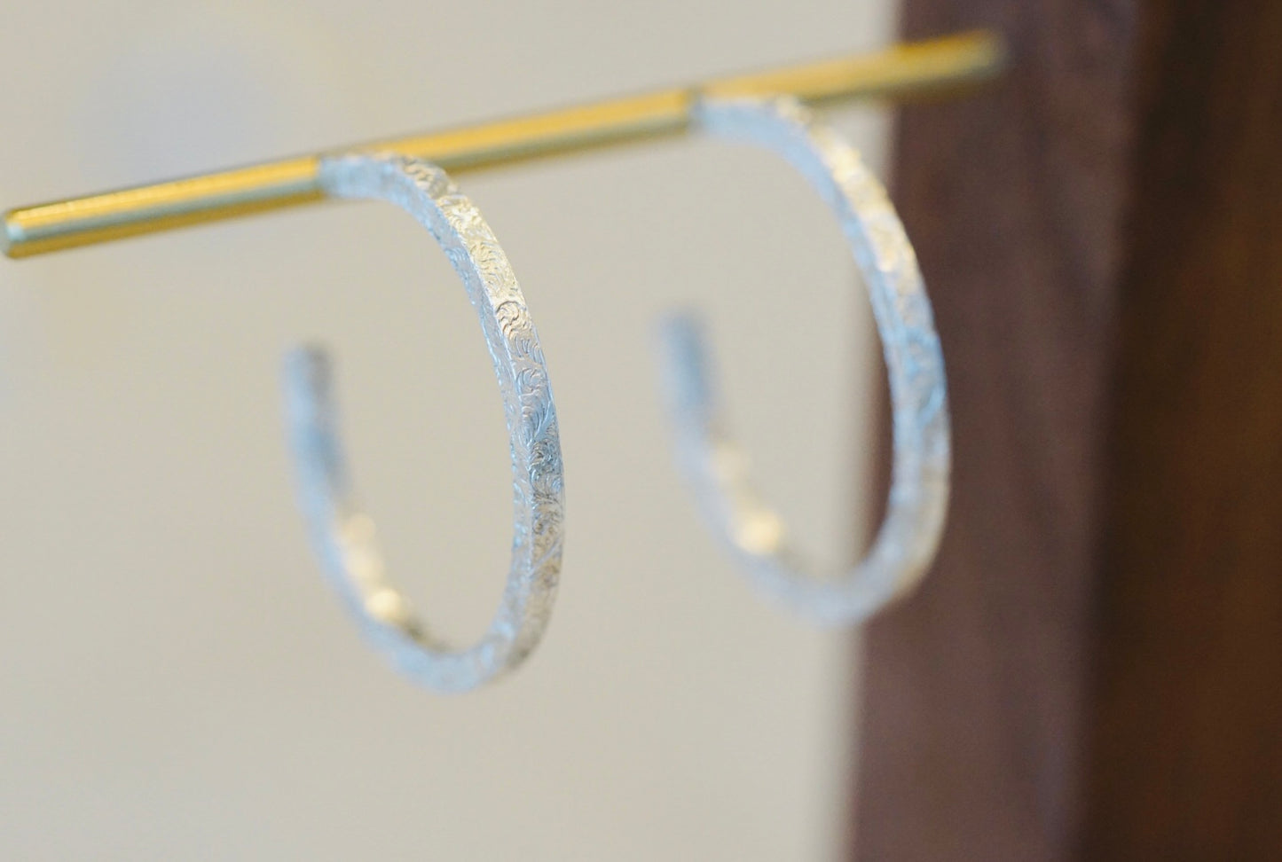 Silver Hoops